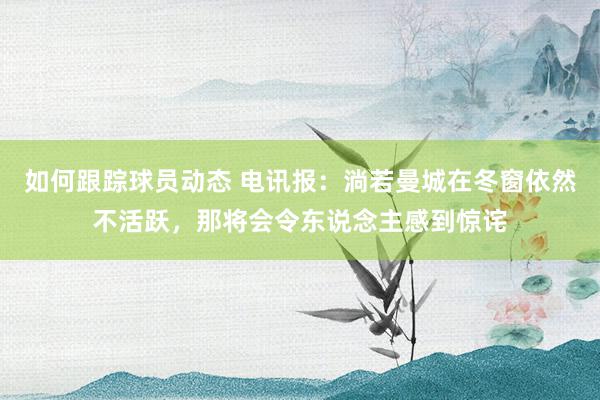 如何跟踪球员动态 电讯报：淌若曼城在冬窗依然不活跃，那将会令东说念主感到惊诧