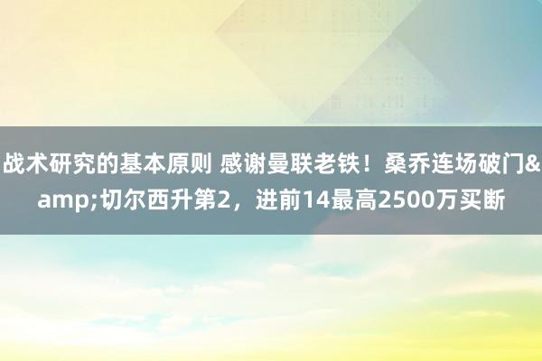 战术研究的基本原则 感谢曼联老铁！桑乔连场破门&切尔西升第2，进前14最高2500万买断