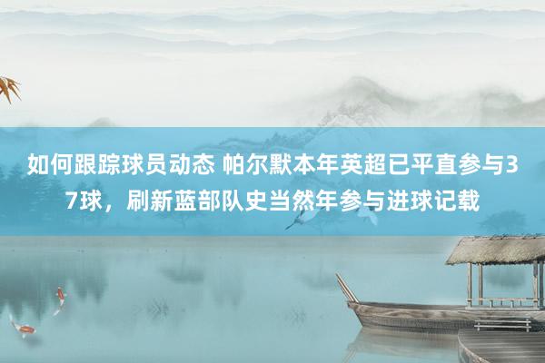 如何跟踪球员动态 帕尔默本年英超已平直参与37球，刷新蓝部队史当然年参与进球记载